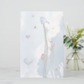 Lucky Bluebird! Briefpapier (Staand voorkant)