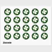 Lucky Bocce Ball Ronde Sticker (Vel)