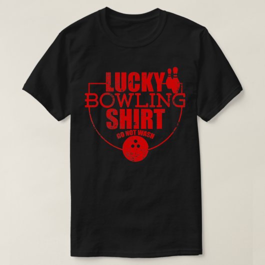 Lucky Bowling Shirt Do Not Wash Funny Quote For Bo (Design voorkant)