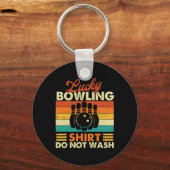 Lucky Bowling Shirt Niet Wassen - Bowler Bowling Sleutelhanger (Voorkant)
