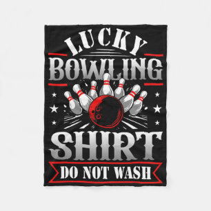 Lucky Bowling-Shirt was geen grappige Bowl-gaming Fleece Deken