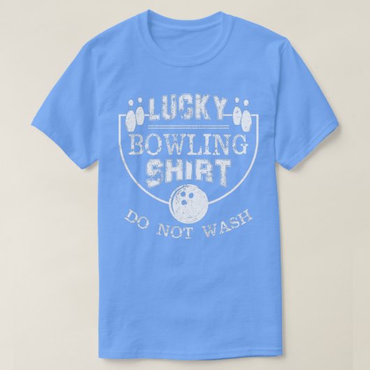 Lucky Bowling T-shirt was geen grappige prijsopgav (Design voorkant)