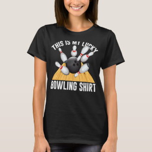 Lucky Bowling Team  Retro T-shirt