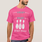 Lucky bowling voor vrouwen vrouw moeder of meisjes t-shirt (Voorkant)