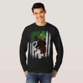 Lucky Boxer Dog St Patrick s Day T-shirt (Voorkant volledig)