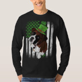 Lucky Boxer Dog St Patrick s Day T-shirt (Voorkant)