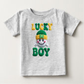 Lucky Boy Crochet-Look Baby Fine Jersey T-Shirt (Voorkant)