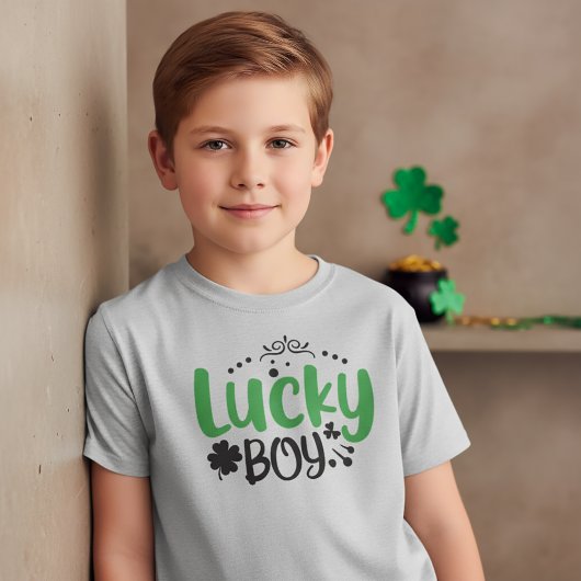 Lucky Boy St Patrick T-shirt voor kinderen