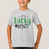 Lucky Boy St Patrick T-shirt voor kinderen (Voorkant)