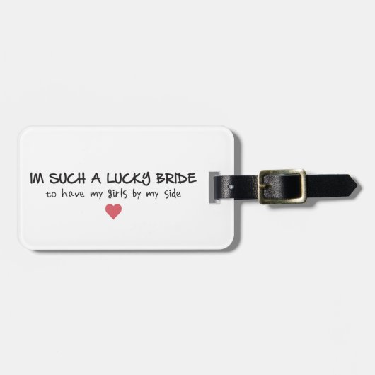 Lucky Bride Labels (Voorkant horizontaal)
