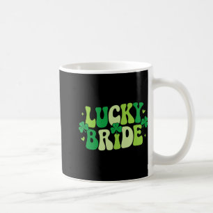 Lucky bruid bruidegom koppels bijpassende bruiloft koffiemok