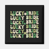 Lucky bruid bruidegom matching koppels bruiloft St Magneet (Voorkant)