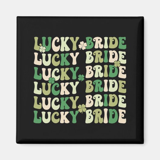 Lucky bruid bruidegom matching koppels bruiloft St Magneet (Voorkant)