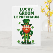 Lucky Bruidegom Klaverkaart Kaart (Gele Bloem)