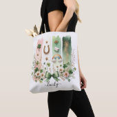 Lucky Brushstroke, St. Patrick's Day Totebag Tote Bag (Dichtbij)