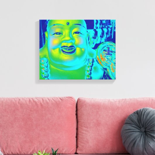 "Lucky Buddha" Canvas Afdruk (Insitu (Woonkamer))
