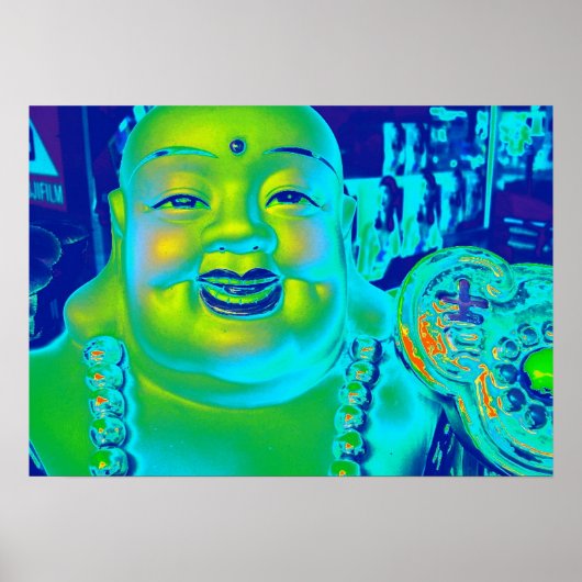 "Lucky Buddha Poster" Poster (Voorkant)