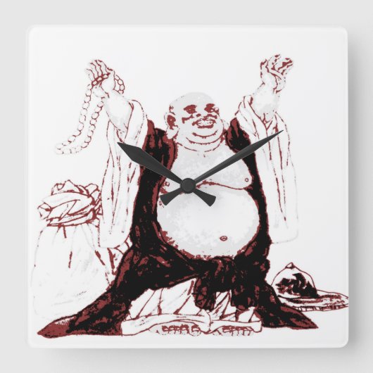 Lucky Buddha Wall klok (Voorkant)