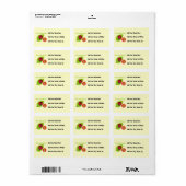 Lucky Bug 1e verjaardag T-shirts en geschenken Etiket (Full Sheet)