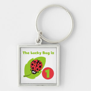Lucky Bug 1e verjaardag T-shirts en geschenken Sleutelhanger