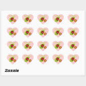 Lucky Bug 2e verjaardag T-shirts en geschenken Hart Sticker (Vel)