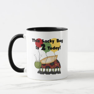 Lucky Bug 2e verjaardag T-shirts en geschenken Mok