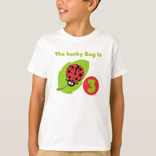 Lucky Bug 3e Verjaardag T shirten en geschenken T-shirt