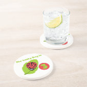 Lucky Bug 3e Verjaardag T shirten en geschenken Zandsteen Onderzetter (Zijkant)