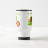 Lucky Bug 4e verjaardag T-shirts en geschenken Reisbeker (Center)