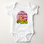 Lucky Bug Cupcake 1st Birthday Tshirts en Gifts (Voorkant)