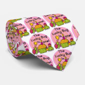 Lucky Bug Cupcake 1st Birthday Tshirts en Gifts Stropdas (Opgerold)