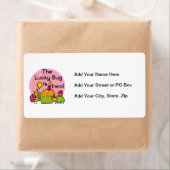 Lucky Bug Cupcake 2e Verjaardag T-shirts en gesche Etiket (Insitu)