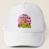 Lucky Bug Cupcake 2e Verjaardag T-shirts en gesche Trucker Pet (Voorkant)