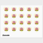 Lucky Bug Cupcake 3e Verjaardag Tshirts en geschen Hart Sticker (Vel)