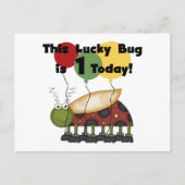 Lucky Bug is een verjaardag Tshirts en geschenken Briefkaart (Voorkant)