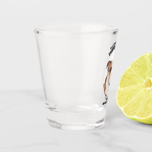 Lucky Bulldog Shot Glas (Links)
