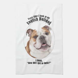 Lucky Bulldog Theedoek