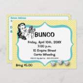 Lucky Bunco Player Briefkaart van Artinspited (Voorkant / Achterkant)