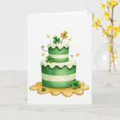 Lucky Cake Verjaardagskaart Kaart (Gele Bloem)