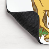 Lucky Cartoon Horse op St Patrick's Day mousepad Muismat (Hoek)