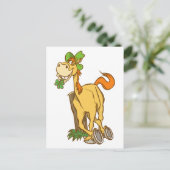 Lucky Cartoon Paard op St Patrick's Day briefkaart (Staand voorkant)