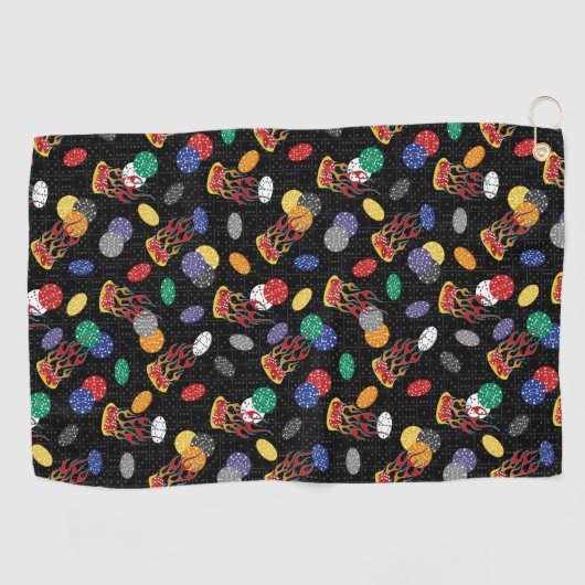 Lucky Casino Dice Golfhanddoek (Horizontaal)