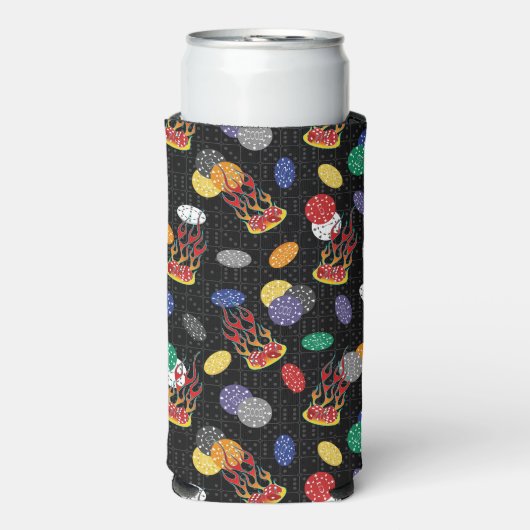 Lucky Casino Dice Seltzer Blikjeskoeler (Seltzer Voorkant)