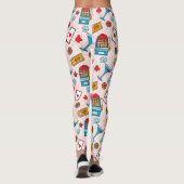 Lucky Casino Night Patroon Leggings (Achterkant)