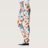 Lucky Casino Night Patroon Leggings (Links)