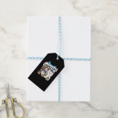 Lucky Cat Art – Maneki Neko with Gold Coin Cadeaulabel (Met Touw)