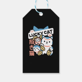 Lucky Cat Art – Maneki Neko with Gold Coin Cadeaulabel