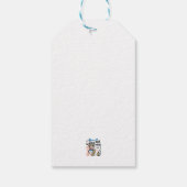 Lucky Cat Art – Maneki Neko with Gold Coin Cadeaulabel (Achterkant)