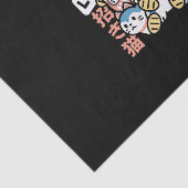 Lucky Cat Art – Maneki Neko with Gold Coin Tissuepapier (Detail)