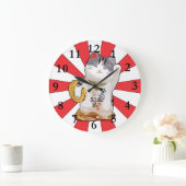 Lucky Cat B Grote Klok (Huis)